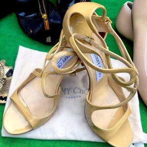 Jimmy Choo nude heeled sandals